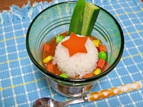 食は見た目から！？パフェカレー☆